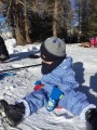 Ducksday baby snowsuit Funky Blue 2
