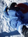 Ducksday baby snowsuit Funky blue 1
