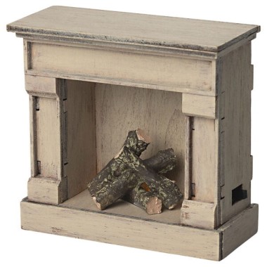 Kominek Fireplace - Off white, Maileg