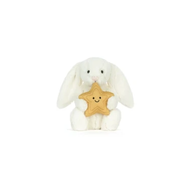 Króliczek kremowy z gwiazdką 31 cm Jellycat