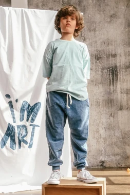 Spodnie Shape Pants Blue Booso