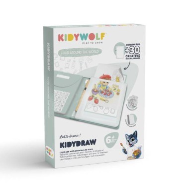 Kidydraw-PAD6-FAW - tablet rysunkowy podświetlany FOOD Kidywolf  