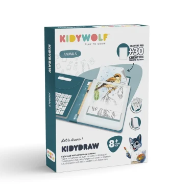 Kidydraw-PAD6-FAW - tablet rysunkowy podświetlany ANIMALS Kidywolf  