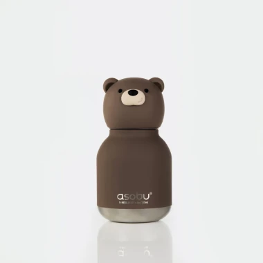 Butelka termiczna Mini Bestie Asobu – Brązowy Niedźwiedź 200 ml