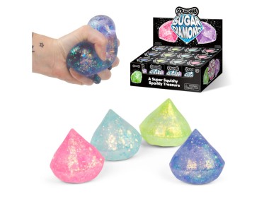 Gniotek cukrowy brokatowy diament OFF